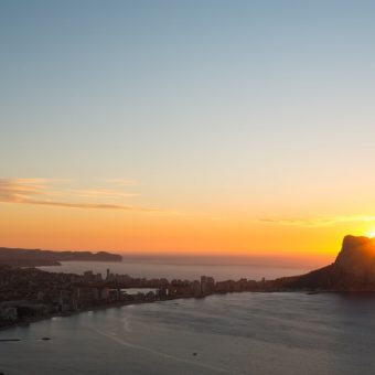 Costa Blanca berg ifach beim calpe